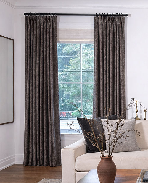 Luxury custom drapery