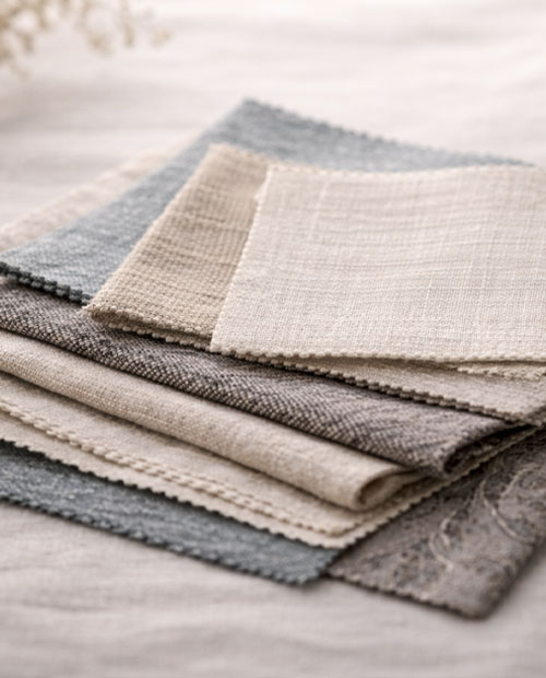 Complimentary fabric samples