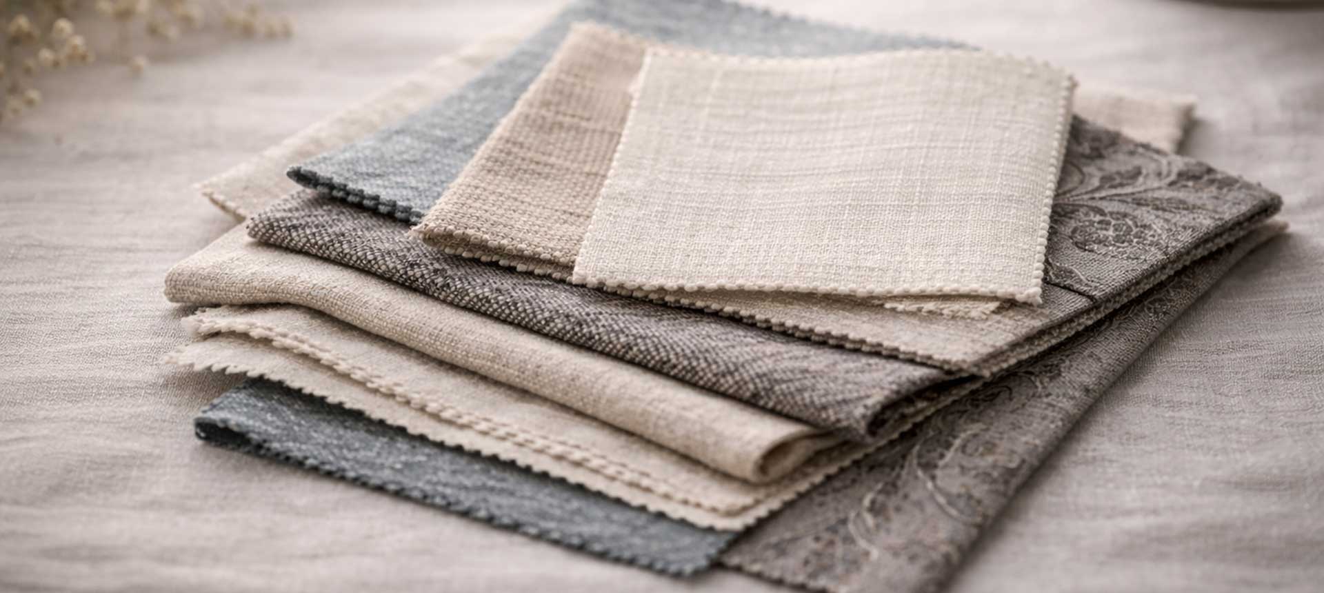 Complimentary fabric samples